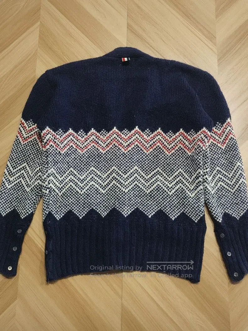Thom Browne Thom Browne Wool Knit Cardigan. Size US XXL / EU 58 / 5 - 2 Thumbnail