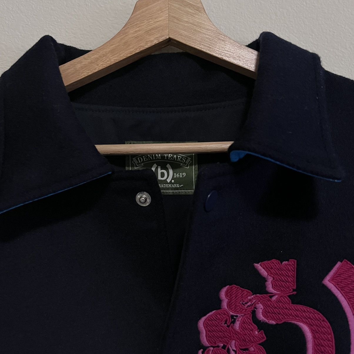 (B).Stroy × DENIM TEARS bstroy x denim tears varsity jacket Size US XXL / EU 58 / 5 - 4 Thumbnail