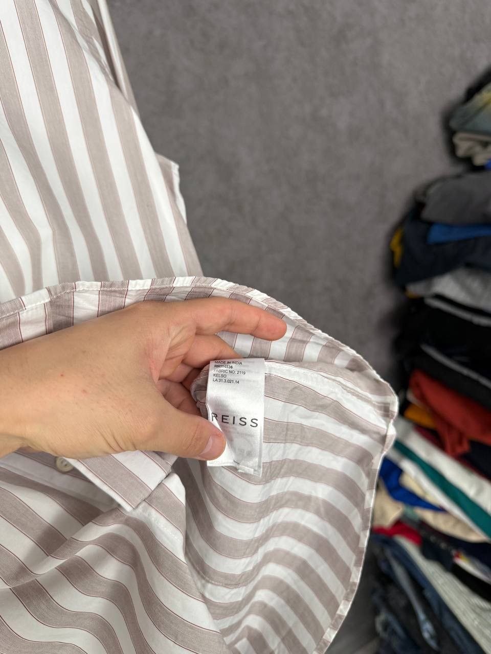Reiss Reiss designer striped shirt Size US M / EU 48-50 / 2 - 4 Thumbnail