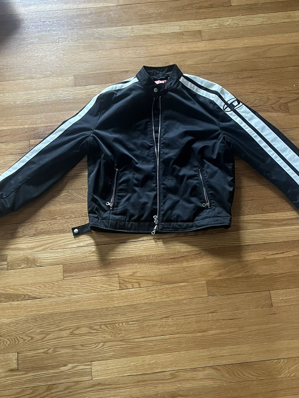 image of Diesel Bomber Jacket in Black, Men's (Size Large)