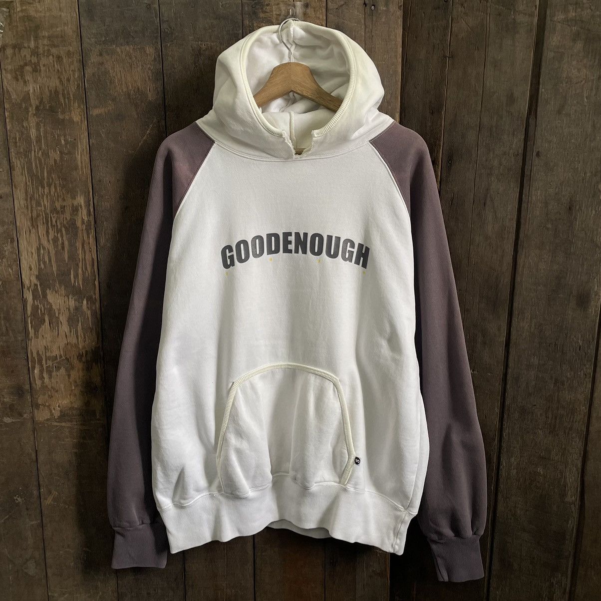 GOODENOUGH Vintage Goodenough Sunfaded Hoodie Size US XL / EU 56 / 4 - 1 Thumbnail