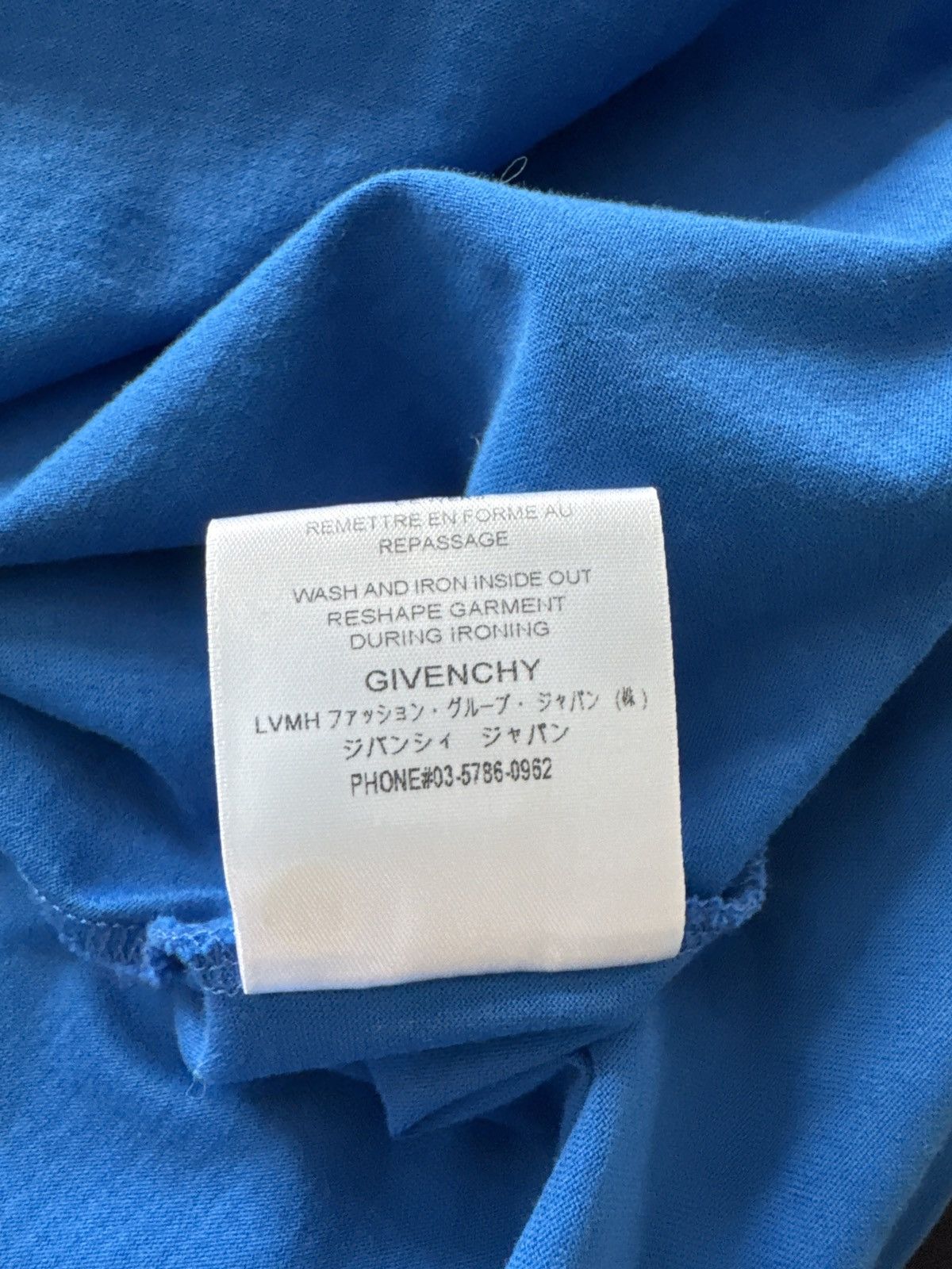 Givenchy Blue Givenchy T Shirt Size US S / EU 44-46 / 1 - 6 Thumbnail