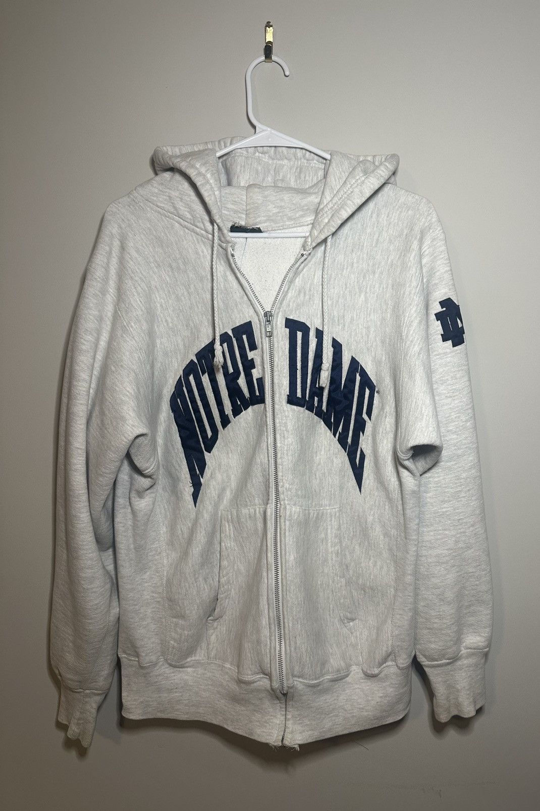 Other Vintage Notre Dame Zip Up Hoodie Size US M / EU 48-50 / 2 - 1 Thumbnail