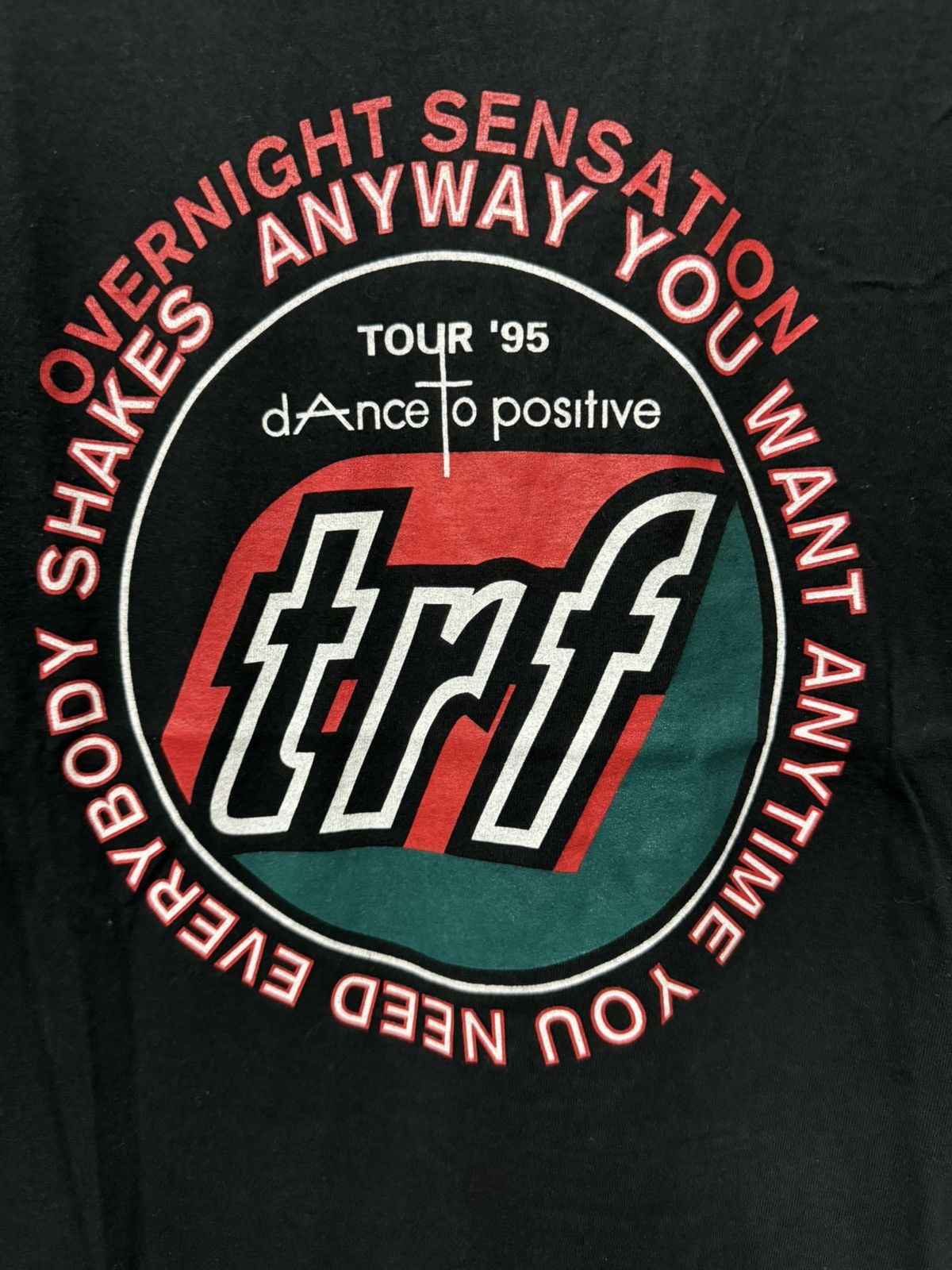 Band Tees × Nirvana Vintage 90’s TRF Dance To Positive Japan Band Tee Size US M / EU 48-50 / 2 - 2 Thumbnail