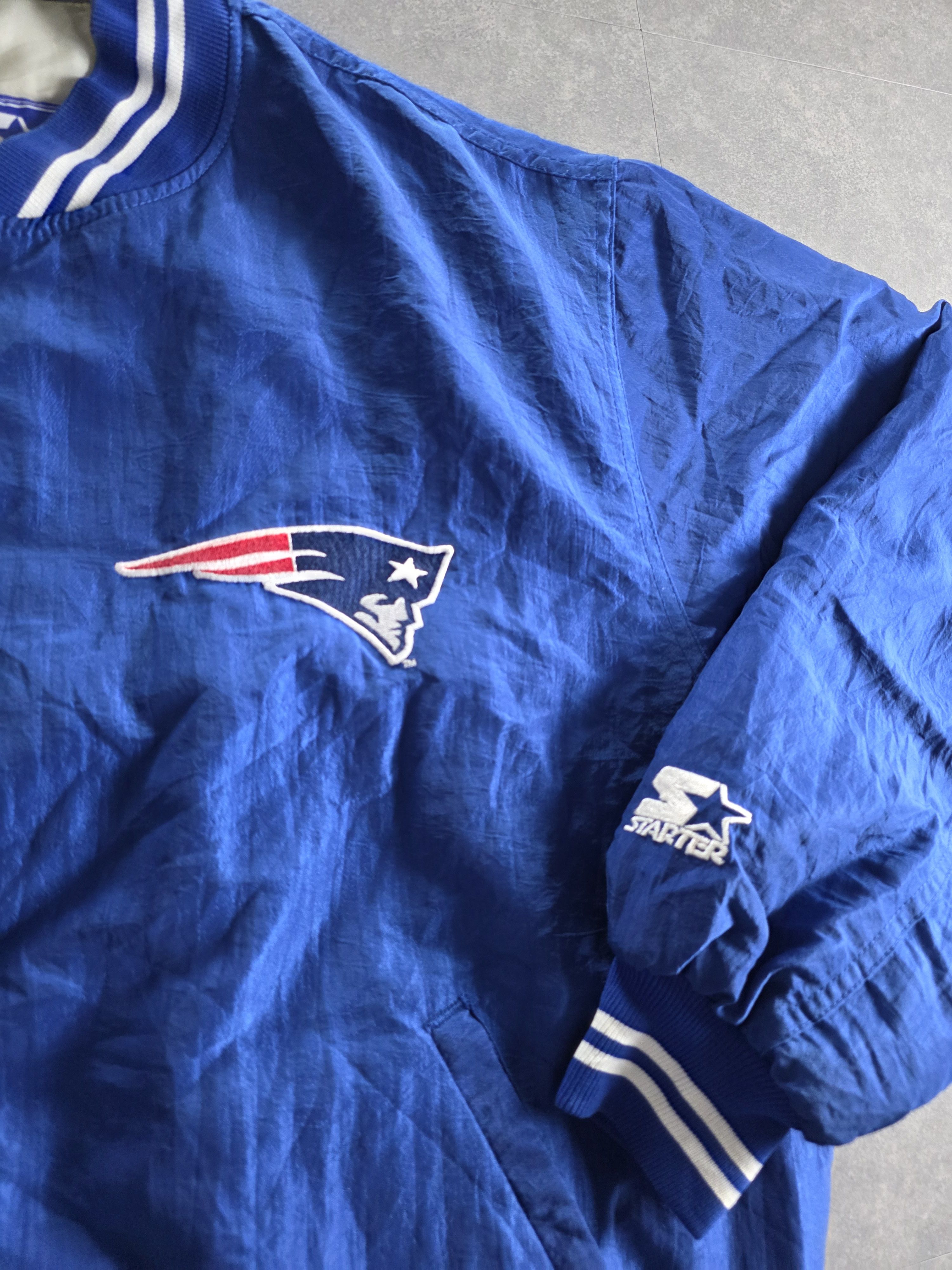 Starter Starter Vintage New England Patriots Jacket 90s USA Size US XL / EU 56 / 4 - 3 Thumbnail