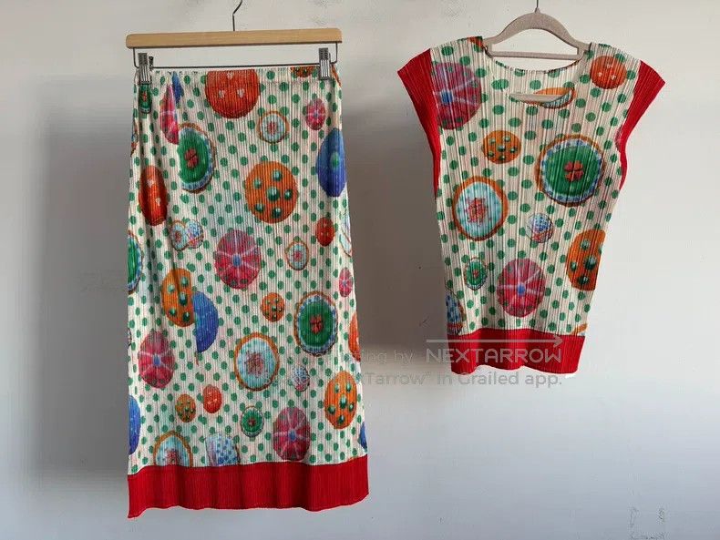 Issey Miyake Issey Miyake Color Block Short Sleeve Size L / US 10 / IT 46 - 1 Thumbnail