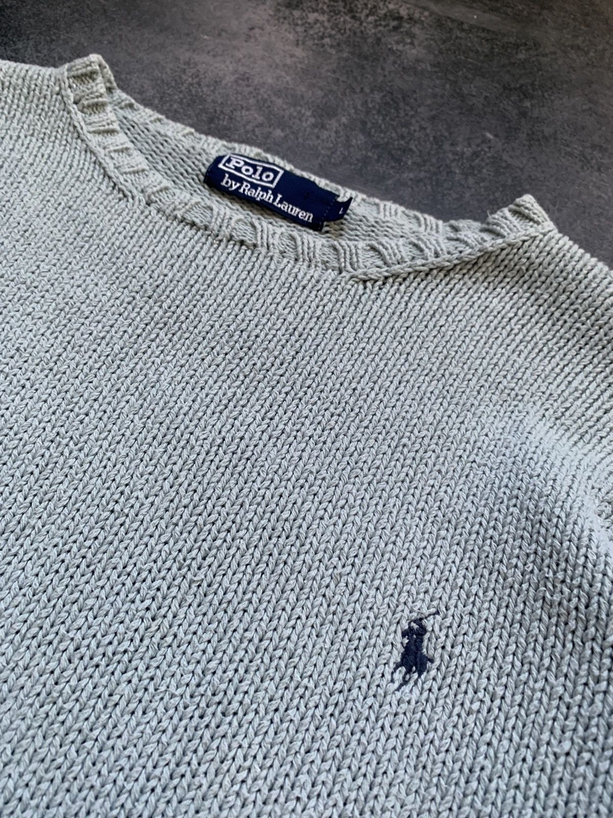 Polo Ralph Lauren × Vintage Vintage Polo Ralph Lauren Knit Crewneck Sweater Size US L / EU 52-54 / 3 - 4 Thumbnail