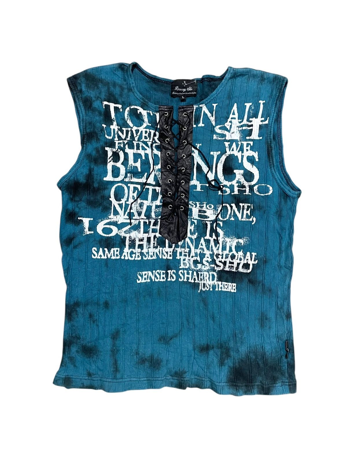 BERNINGS SHO Berning Sho Punk Sleeveless Tops Size US XL / EU 56 / 4 - 1 Thumbnail