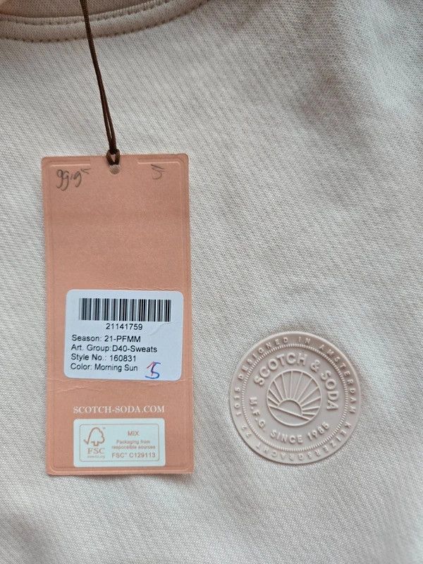 Scotch & Soda Scotch&Soda NWT ~sz L Sweatshirt Hoodie Hood Peach Size US L / EU 52-54 / 3 - 4 Thumbnail
