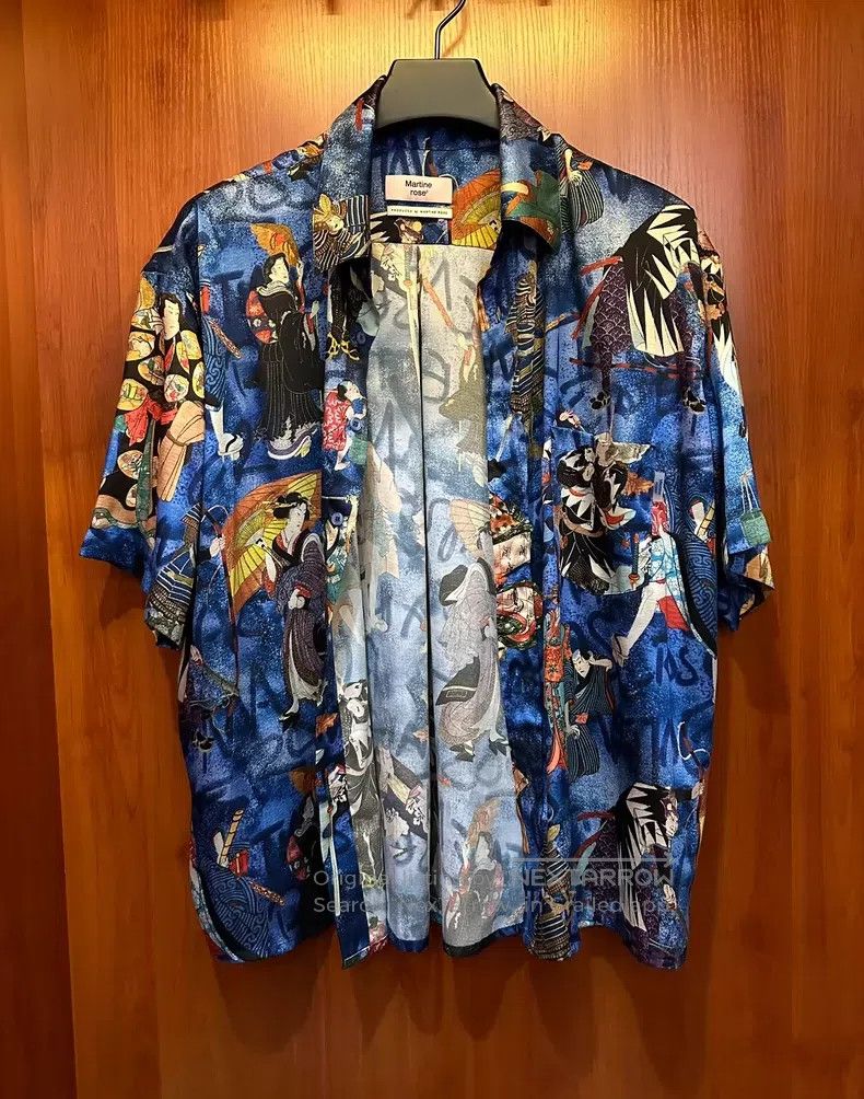 Martine Rose Martine Rose Geisha Ukiyo-e short-sleeved shirt Size US S / EU 44-46 / 1 - 3 Thumbnail