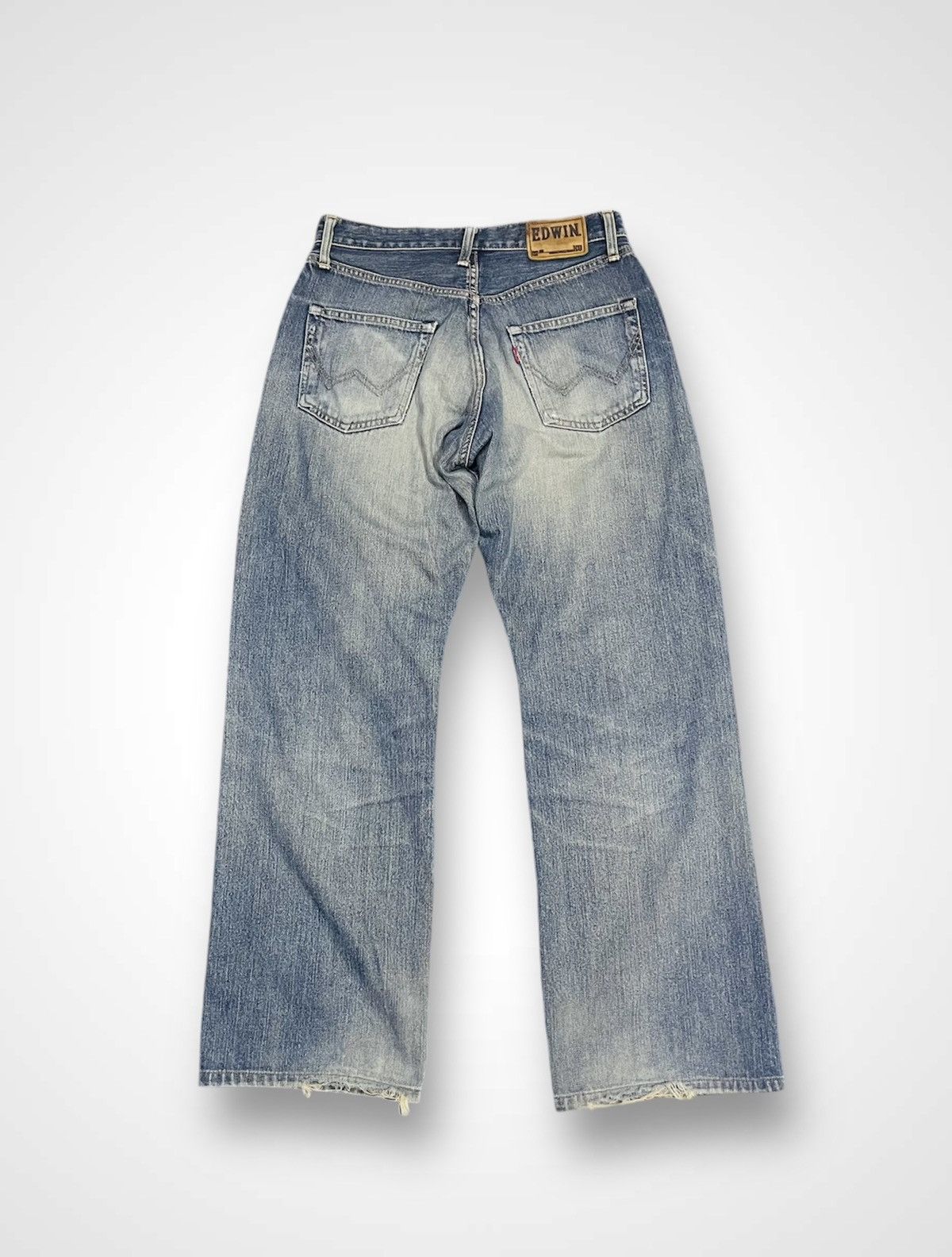 Edwin × Japanese Brand Distressed Edwin Jeans (11) Size US 30 / EU 46 - 2 Thumbnail