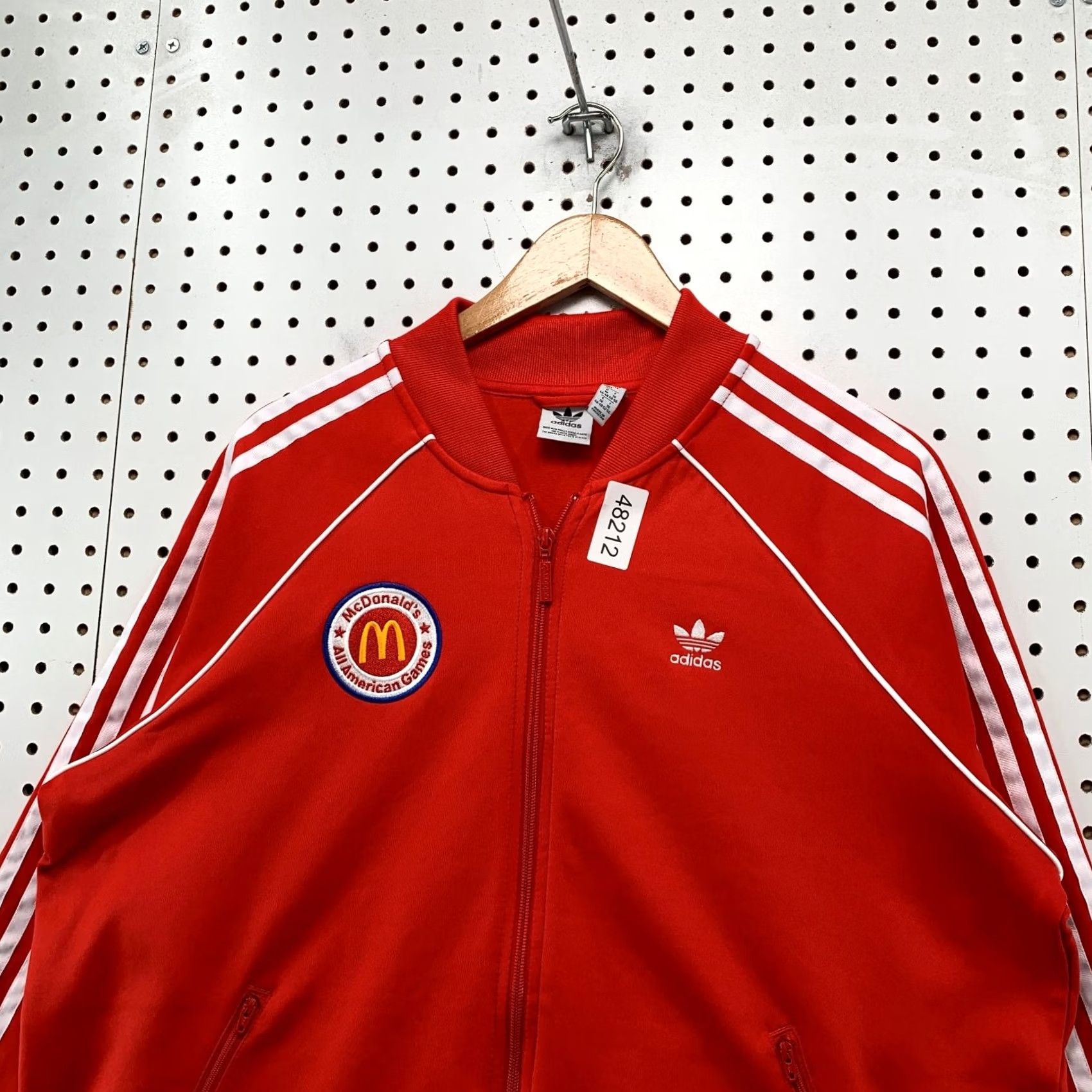 Vintage McDonald's All American Games Track Jacket Mens XL Red Trefoil Zip Up Size US XL / EU 56 / 4 - 5 Thumbnail