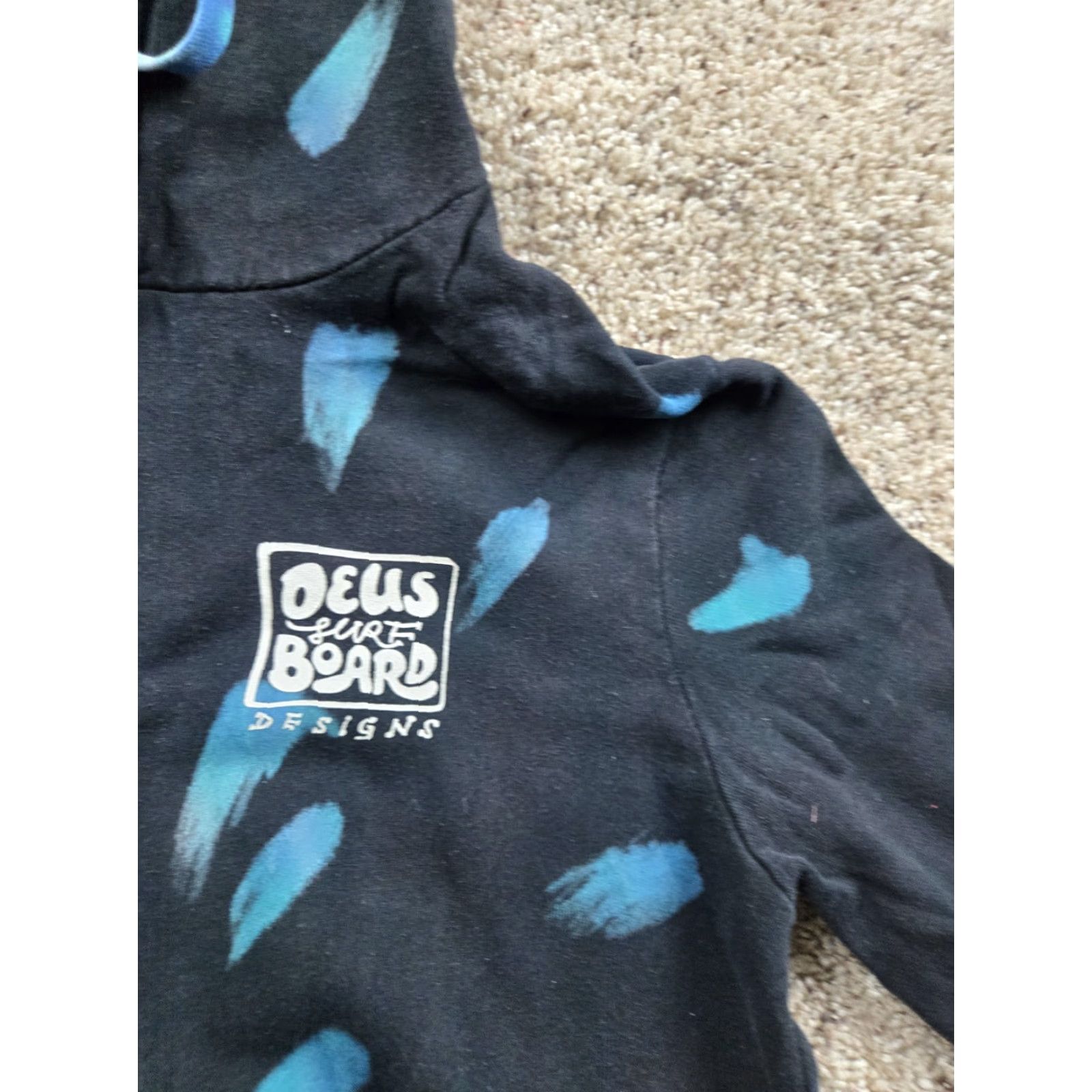 BONSAI Dues Ex Machina Bonsai Hoodie Small Mens Black Tie Dye Dues Surf Boards Graphic Size US S / EU 44-46 / 1 - 5 Thumbnail
