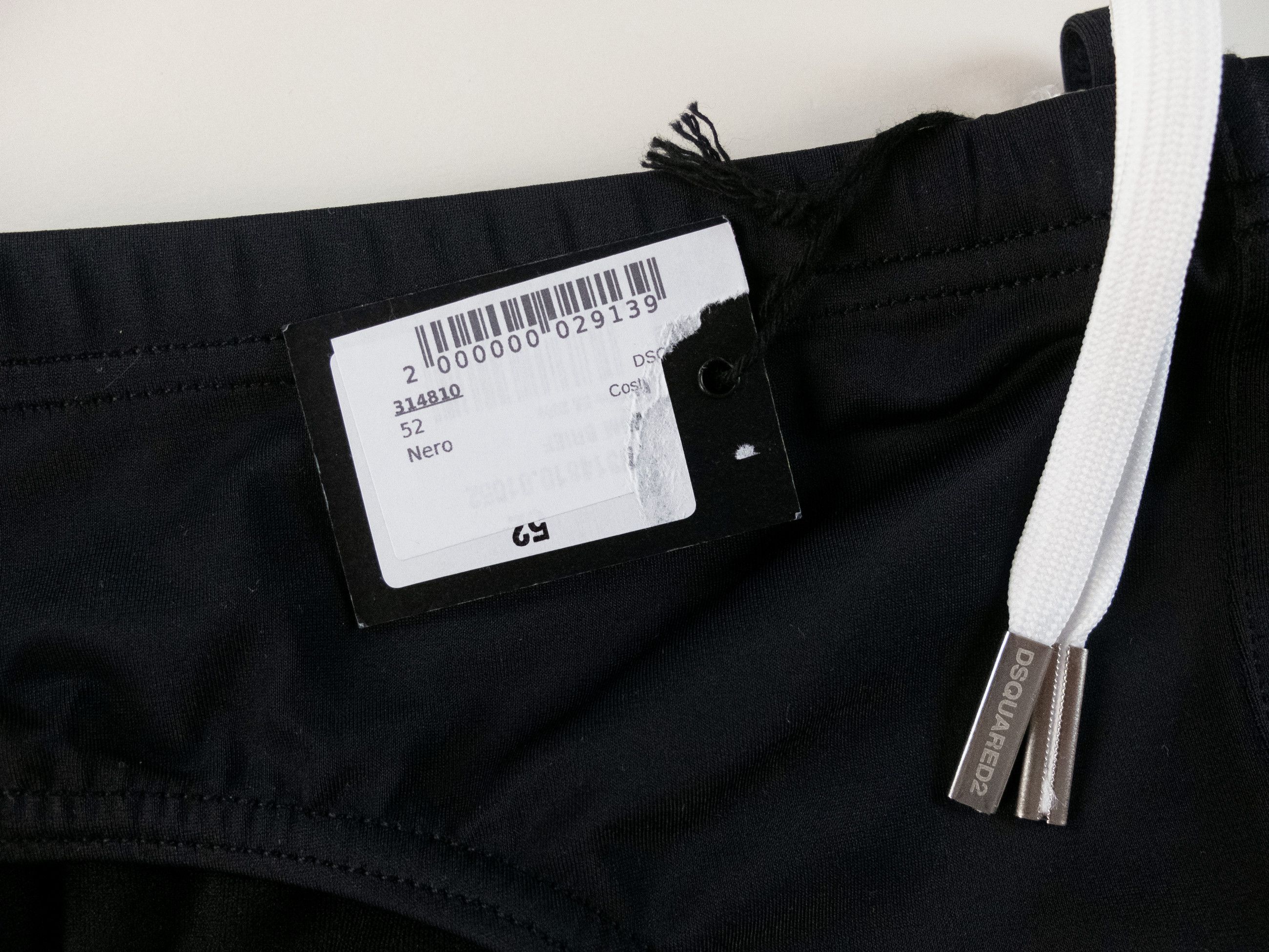 Dsquared2 DSQUARED2 black & white logo print swim briefs 52 XL Size US 36 / EU 52 - 5 Thumbnail