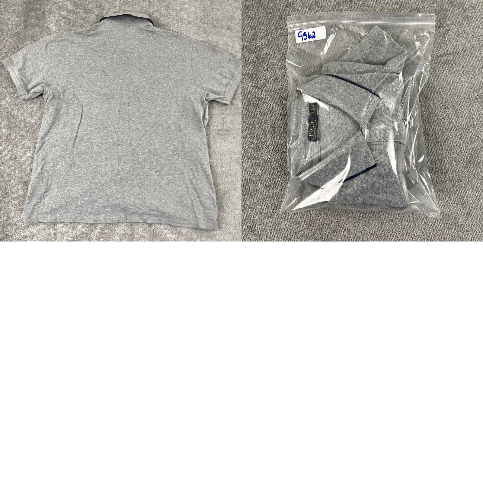 Polo Ralph Lauren Polo Ralph Lauren Polo Shirt Men 1XB Big Gray Embroidered Big Pony #3 Chief Keef Size US XL / EU 56 / 4 - 8 Thumbnail