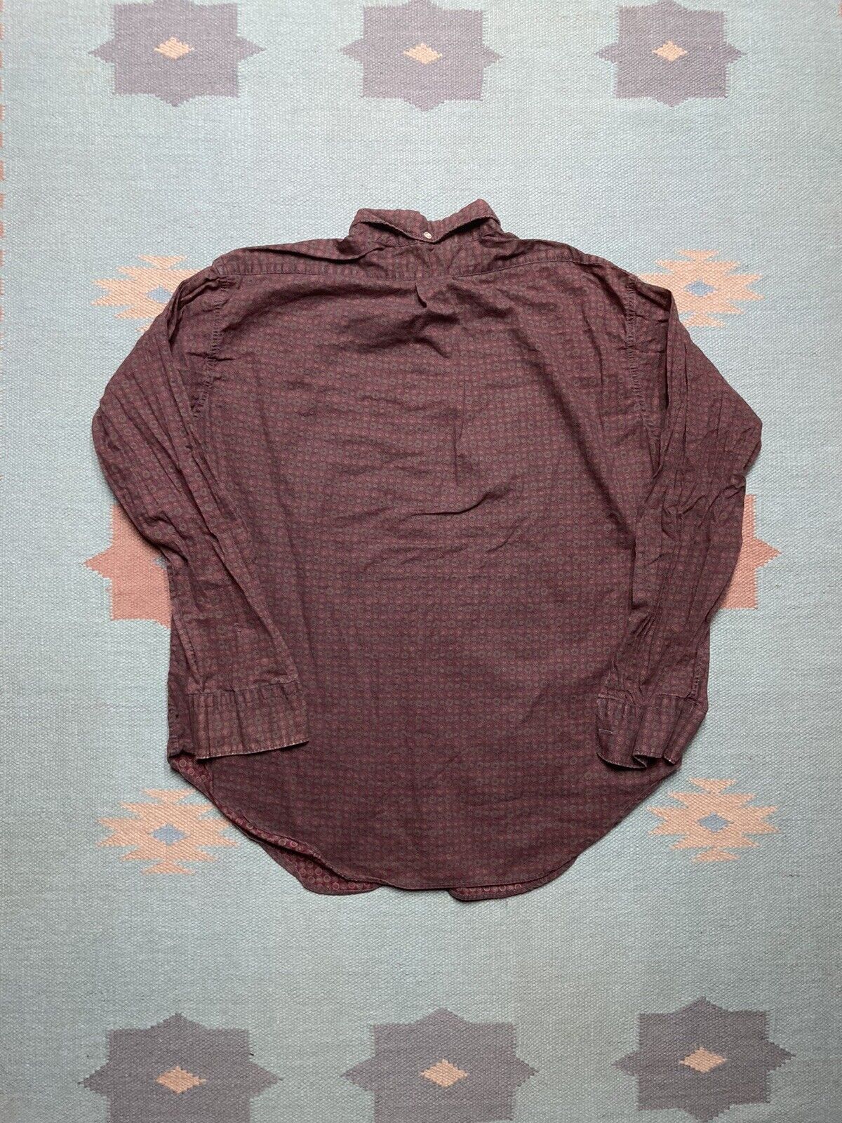 Vintage VTG 1950s button shirt Richman brothers psychedelic large Size US L / EU 52-54 / 3 - 7 Thumbnail