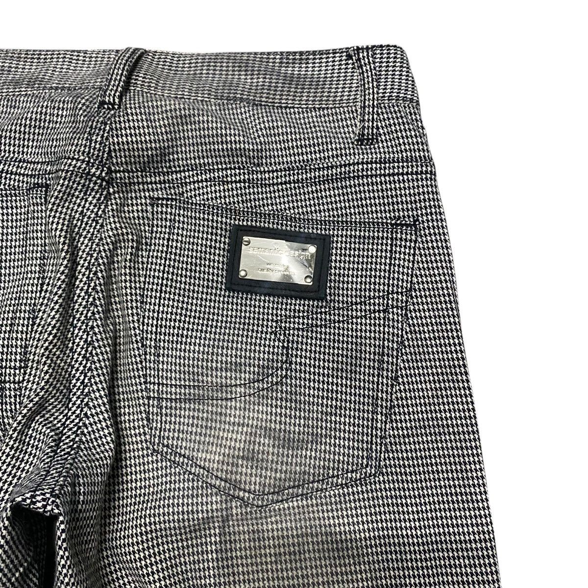 semanticdesign Semantic Design Houndstooth Skull Clawmark Jeans Size US 30 / EU 46 - 11 Thumbnail