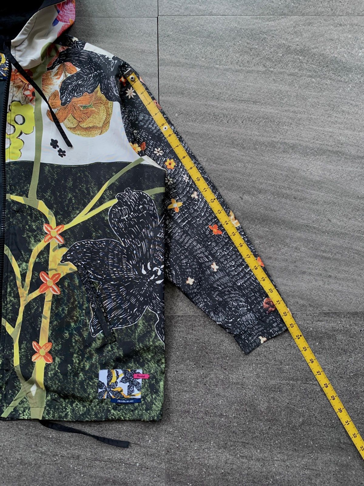 Prada FREE TAX! Christophe Chemin Collabs Printed Silk Jacket Size US M / EU 48-50 / 2 - 16 Thumbnail