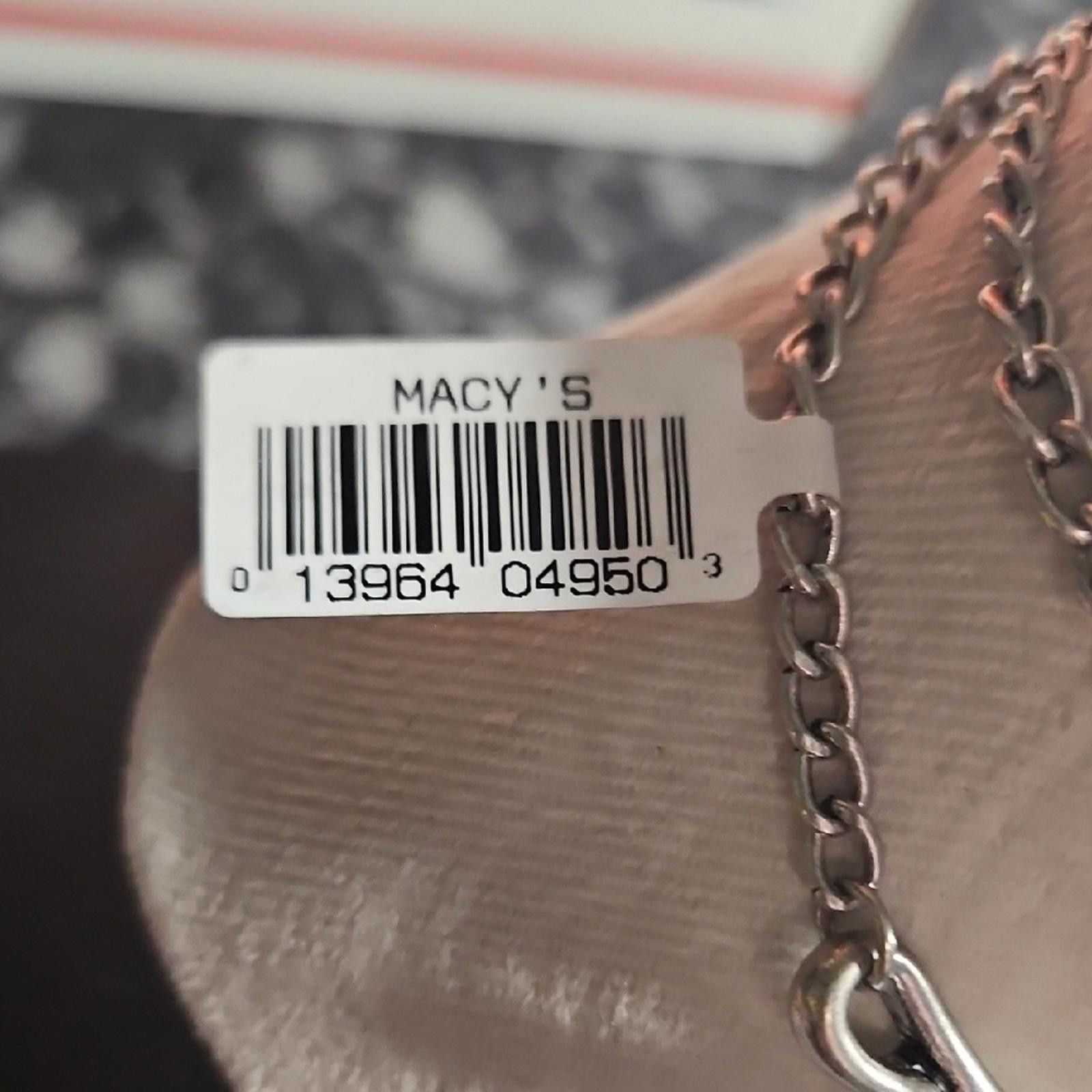 Macys Macy's Silver and Blue Boho Necklace Size ONE SIZE - 2 Thumbnail