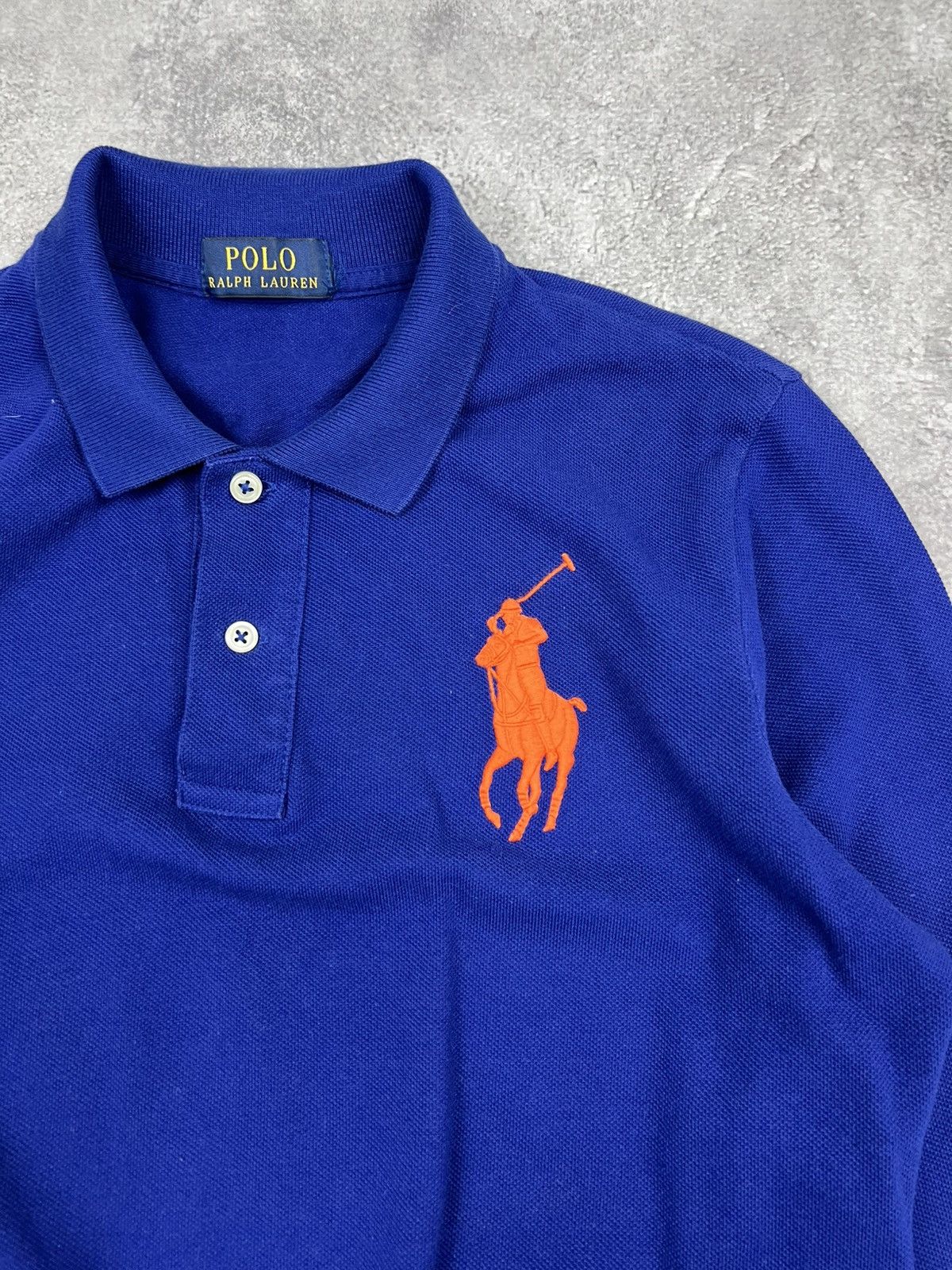 Polo Ralph Lauren Polo Ralph Lauren Blue Polo Shirt Longsleeve Size US S / EU 44-46 / 1 - 3 Thumbnail