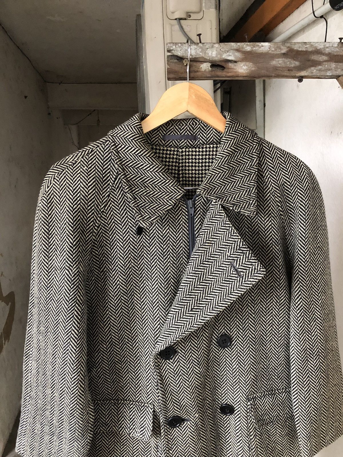 Lanvin Vintage Lanvin Paris Wool Twilled Double Breasted Jacket Size M / US 6-8 / IT 42-44 - 9 Thumbnail