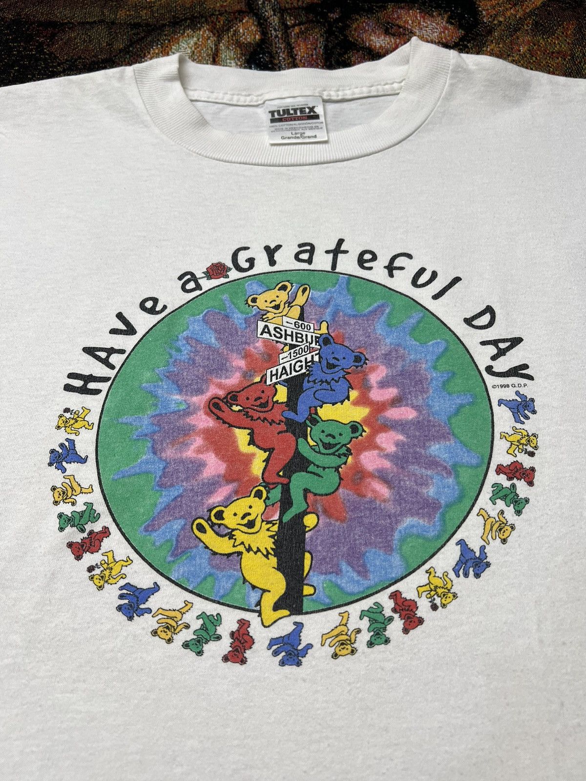 Grateful Dead Vintage '98 Grateful Dead Haight & Ashbury Tee Size US L / EU 52-54 / 3 - 1 Thumbnail