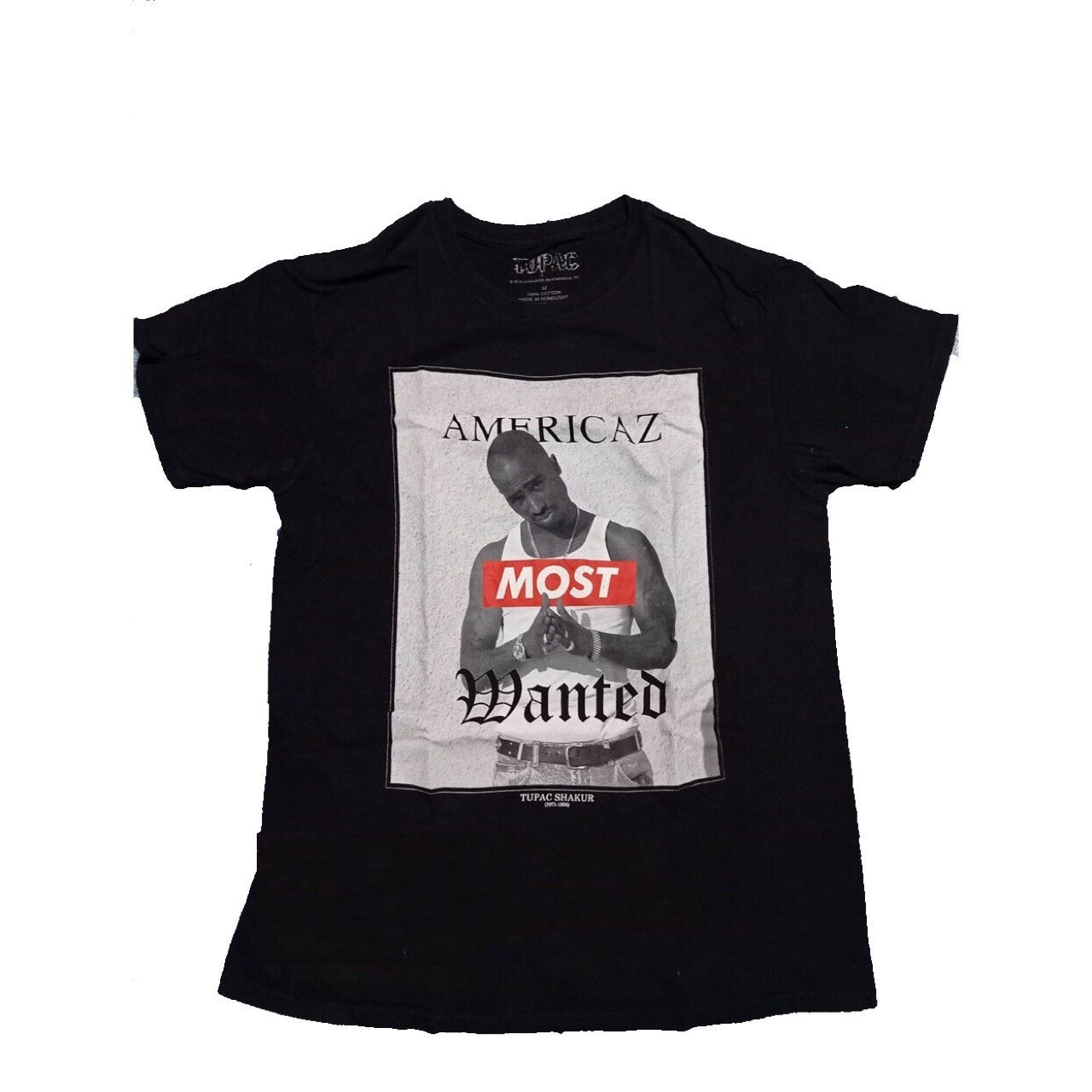 Rap Tees Tupac Americaz Most Wanted Size US M / EU 48-50 / 2 - 2 Thumbnail