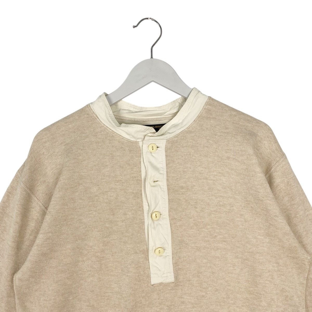 Other Vintage Surf Family Half Button Beige Pullover Jumper Size M Size US M / EU 48-50 / 2 - 4 Thumbnail