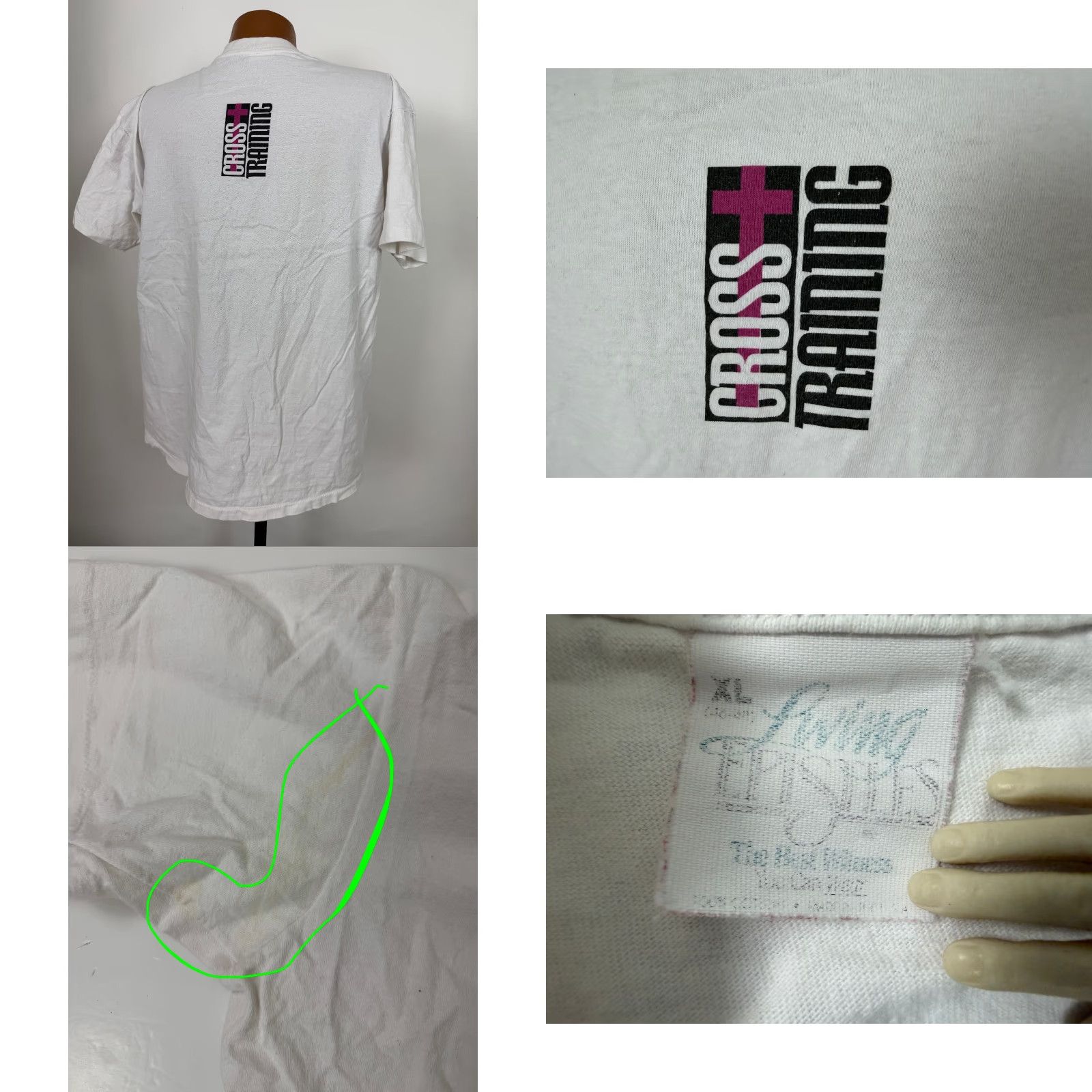 Vintage VINTAGE Living Epistles Shirt XL White 1990s 1992 Cross Training Jesus Christian Bible Graphic Print T-Shirt Men XL Size US XL / EU 56 / 4 - 8 Thumbnail
