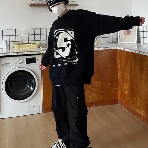 Oversized Baggy Knitted Sweater