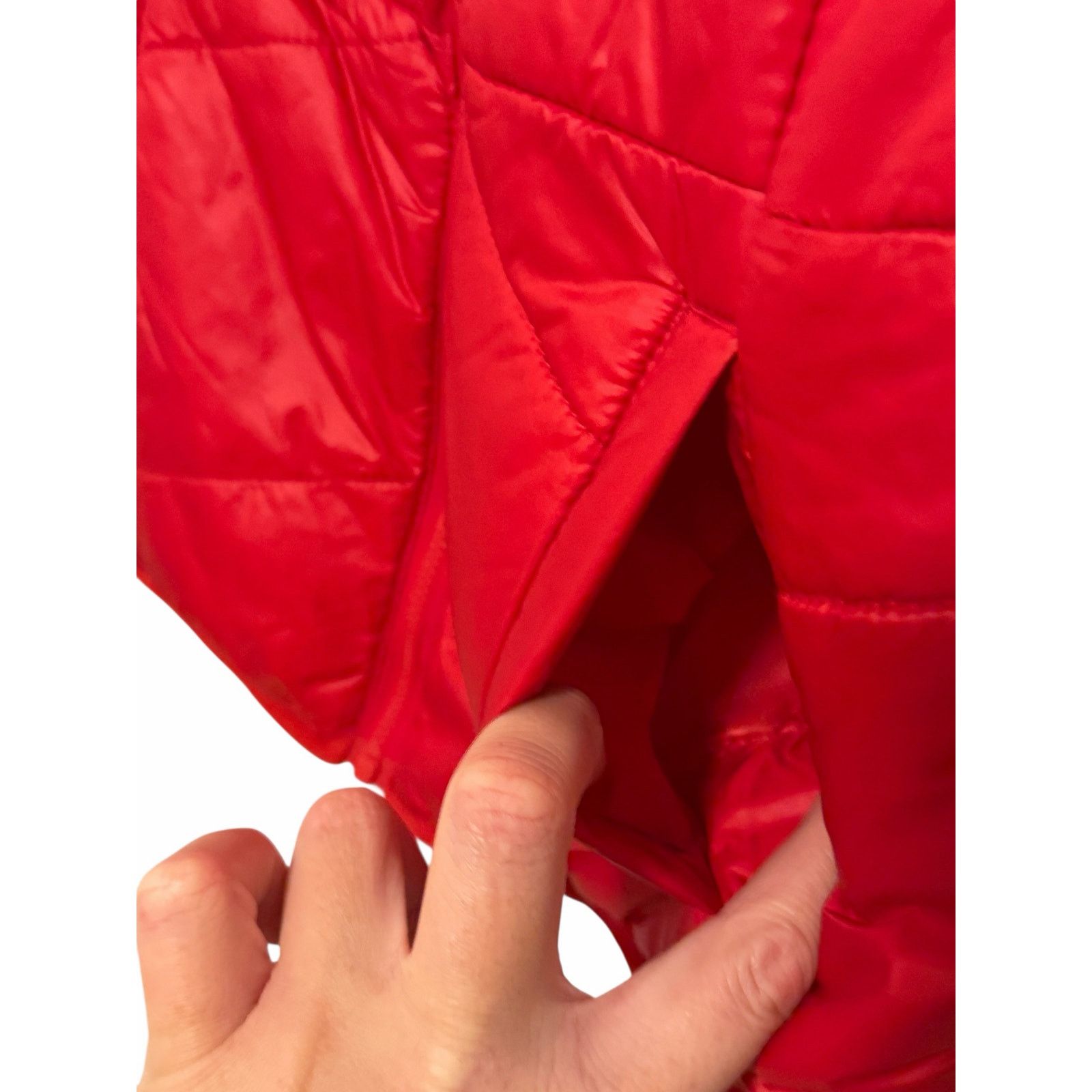 Other Flirtitude Active Red Solid Sleeveless Zip Up Pocketed Vest Size M / US 6-8 / IT 42-44 - 5 Thumbnail