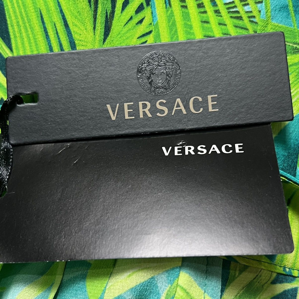 Versace Versace Leaf Silk Mini Skirt Size 25" / US 0 / IT 36 - 4 Thumbnail