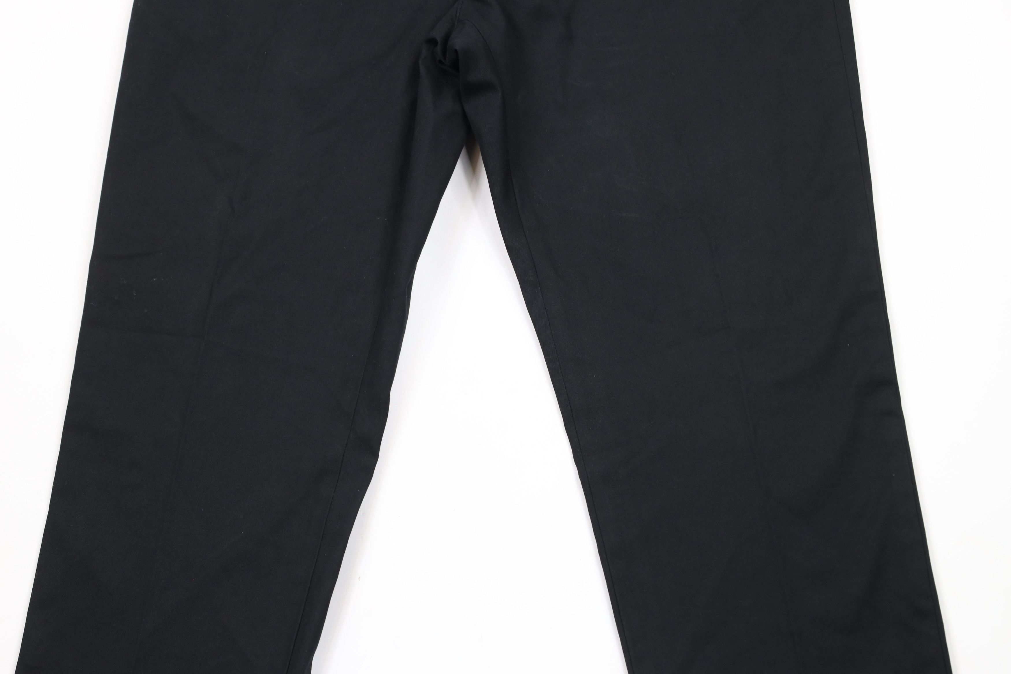 Lacoste × Vintage Lacoste Fit Distressed Flat Front Chino Pants Black Cotton Size US 34 / EU 50 - 3 Thumbnail