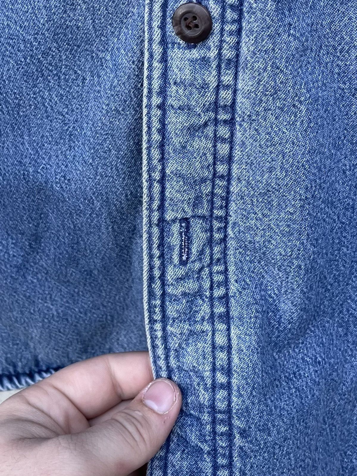 Wolverine Vintage Wolverine Jacket Mens XL Blue Denim Shirt Shacket Size US XL / EU 56 / 4 - 7 Thumbnail