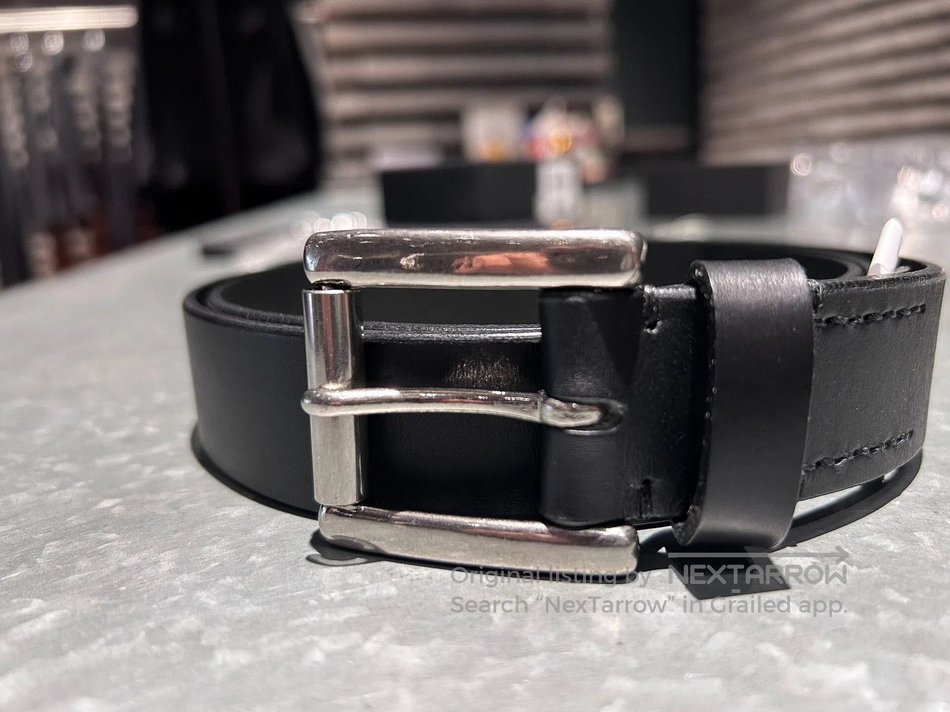 Yohji Yamamoto Yohji Yamamoto Leather Belt for Men. Size ONE SIZE - 1 Thumbnail