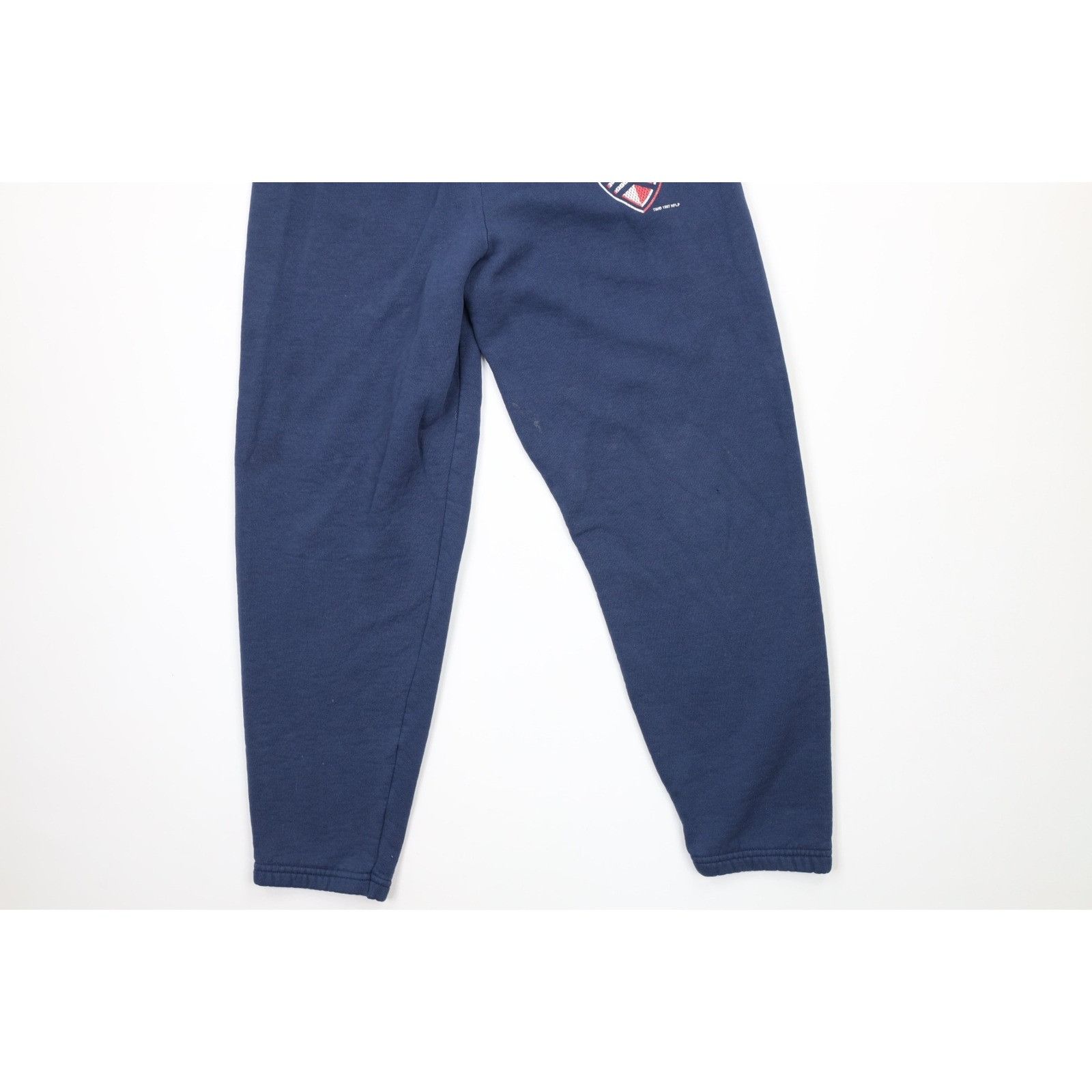 Vintage Vintage 90s Faded Spell Out New England Patriots Joggers Size US 30 / EU 46 - 4 Thumbnail