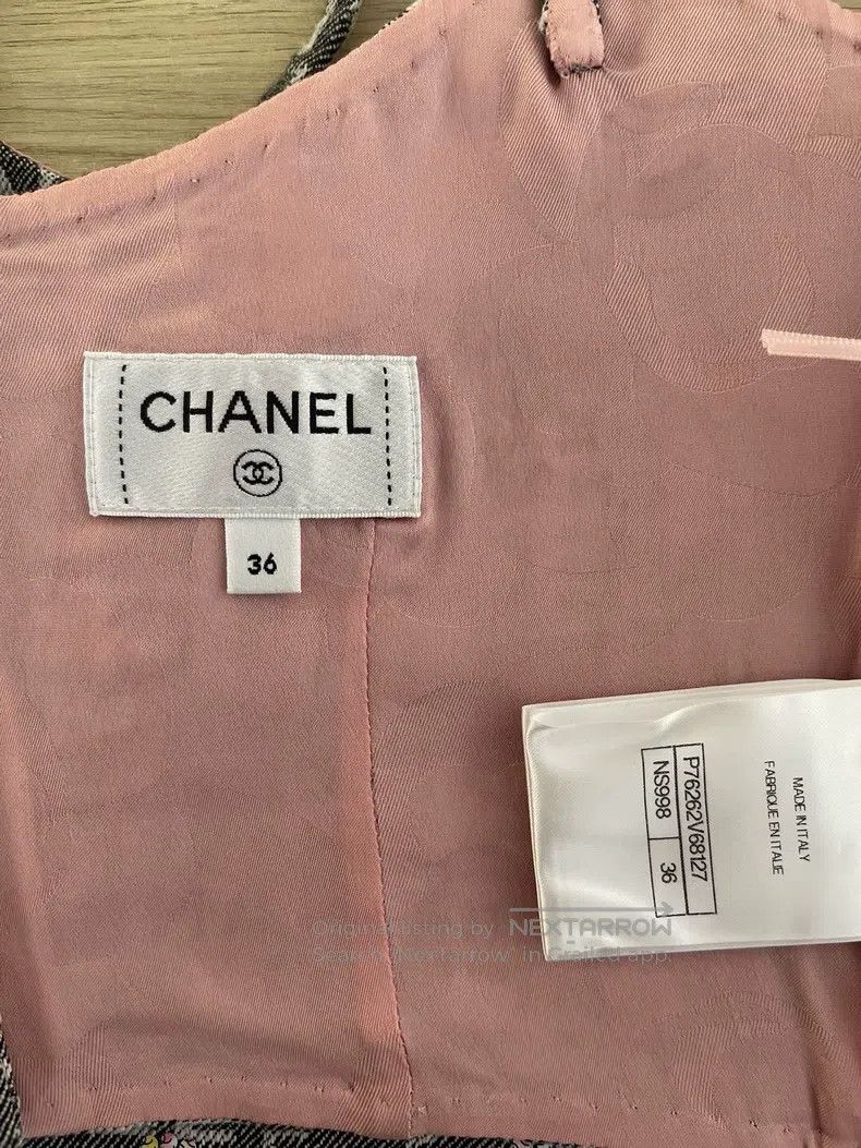 Chanel Chanel 24c full logo rhinestone denim suspenders Size XS / US 0-2 / IT 36-38 - 3 Thumbnail