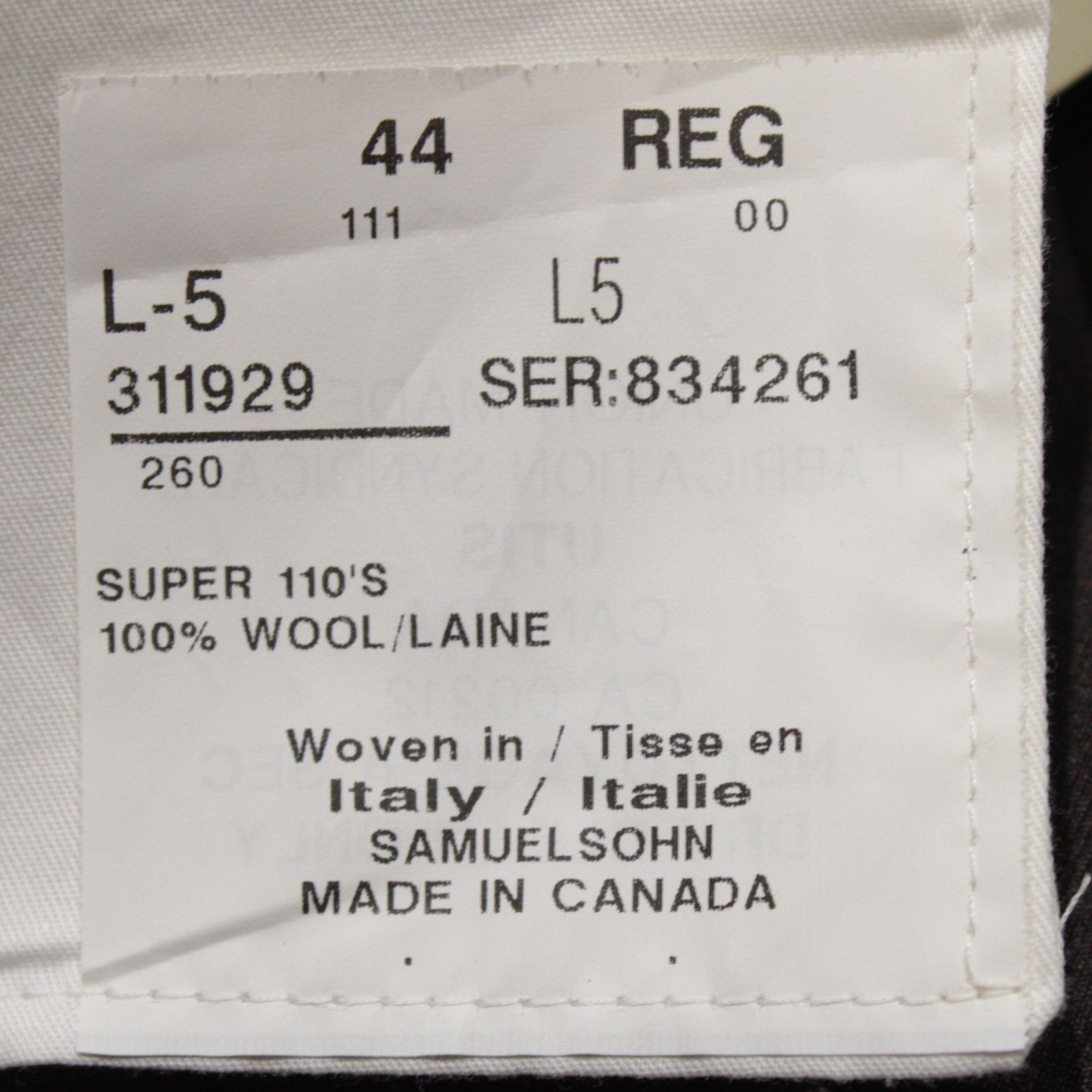 Samuelsohn Samuelsohn New with tags Dress Pants Size 44 US In Brown Size US 44 / EU 60 - 7 Thumbnail