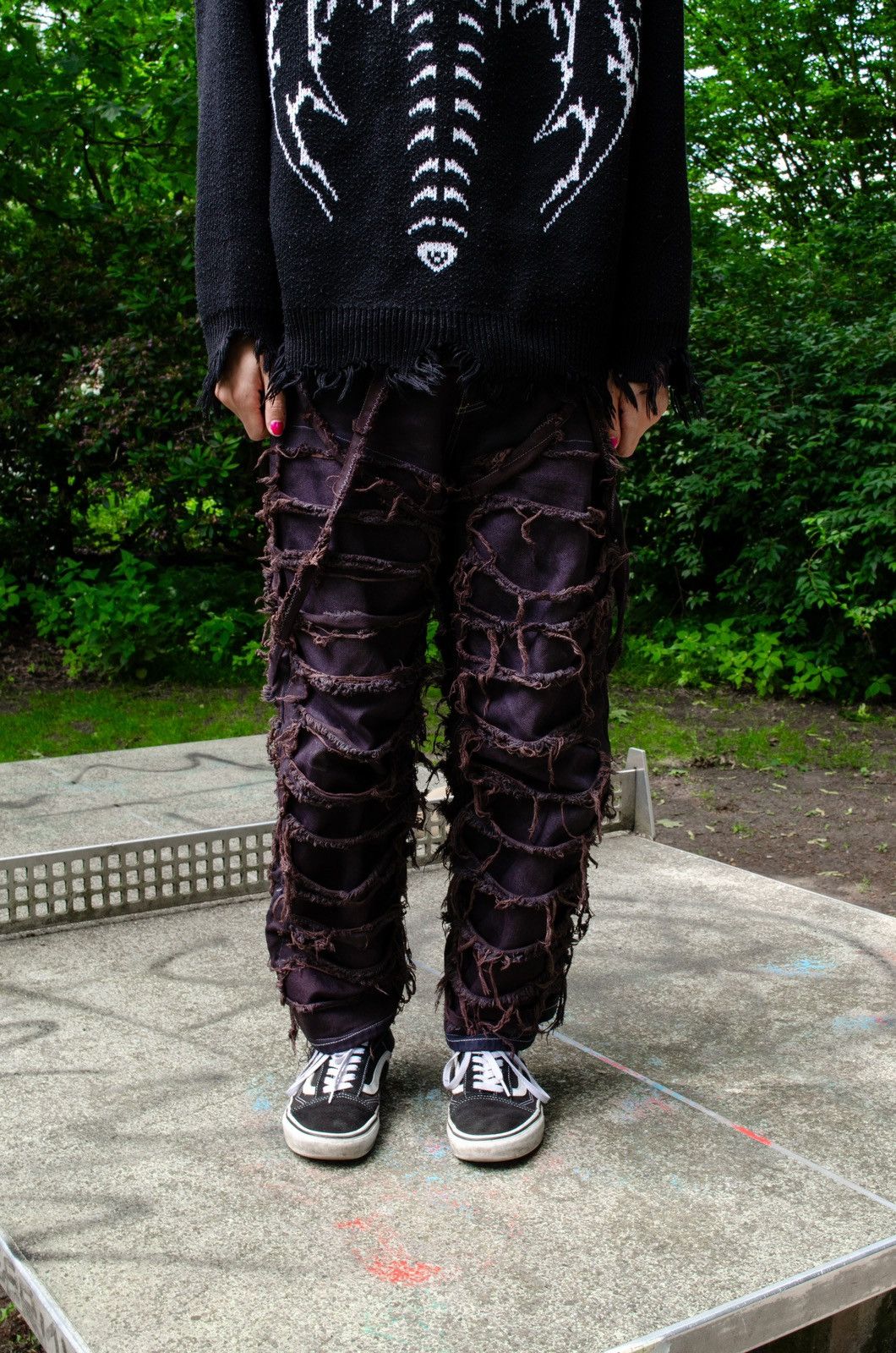 Other Upcycled distressed Denim Size US 31 - 1 Thumbnail