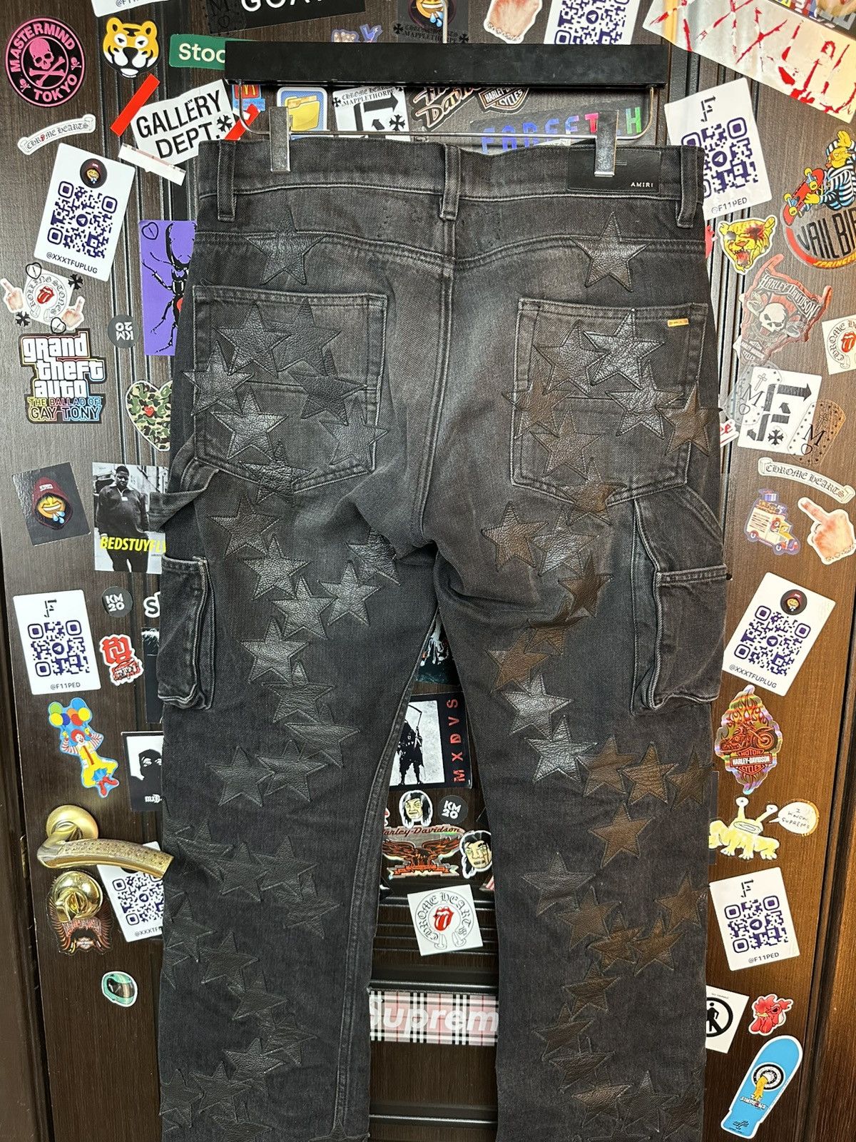Amiri Amiri & Chemist FW 2022 Black Carpenter Jeans Size US 30 / EU 46 - 5 Thumbnail