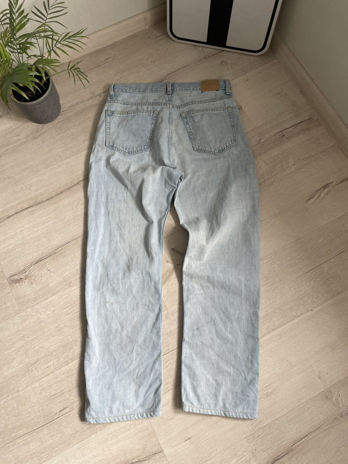Designer × Weekday Pant Weekday Space Denim Astro Jeans Rela Straight 29x32 Y2k Size US 30 / EU 46 - 4 Thumbnail