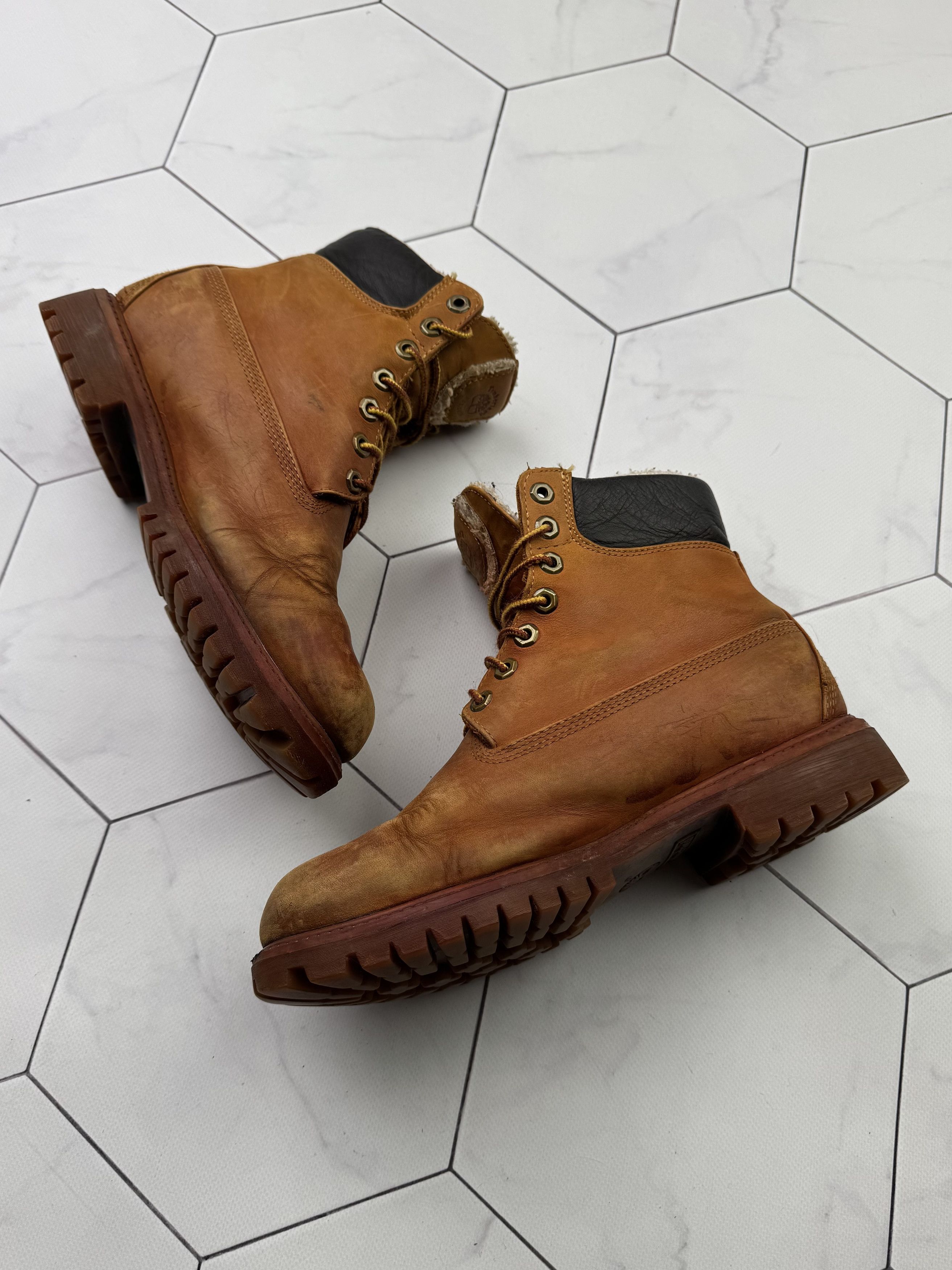 Timberland Timberland Vintage Faded Leather Boots (B562)E2 Size US 8.5 / EU 41-42 - 4 Thumbnail