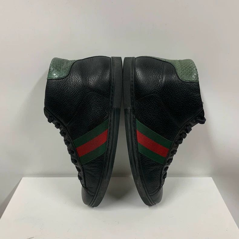 Gucci Gucci Black HighTop Sneakers Size 37-2505 Size US 6 / IT 36 - 4 Thumbnail