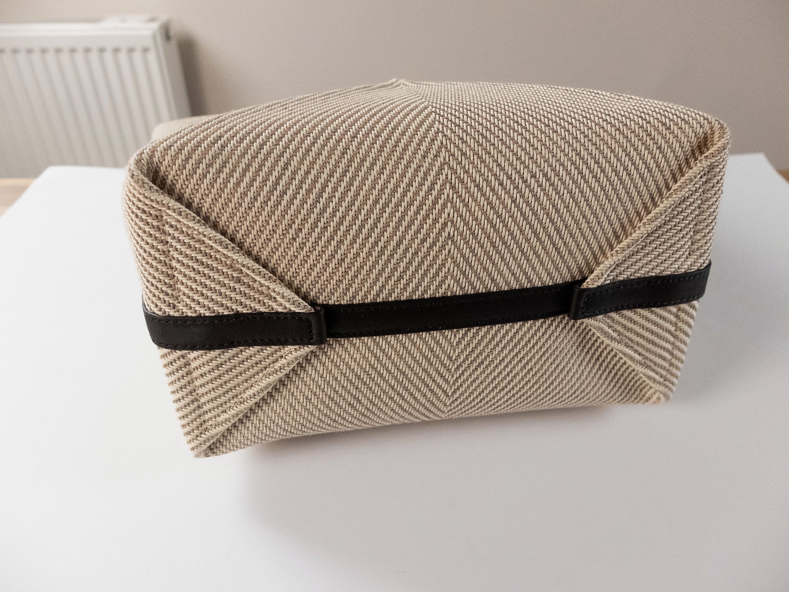 Loewe LOEWE Puzzle Fold beige cotton jacquard canvas tote bag Size ONE SIZE - 7 Thumbnail
