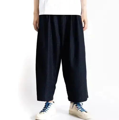 VIBE 21SS Tokyo Union Navy Blue Kendo Oversized Pannts Size US 32 / EU 48 - 4 Thumbnail