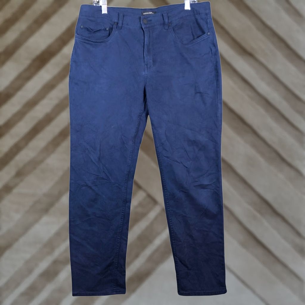 Banana Republic Banana Republic Mens Pants Navy Blue Skinny Chino Stretch 34x30 Size US 34 / EU 50 - 1 Thumbnail