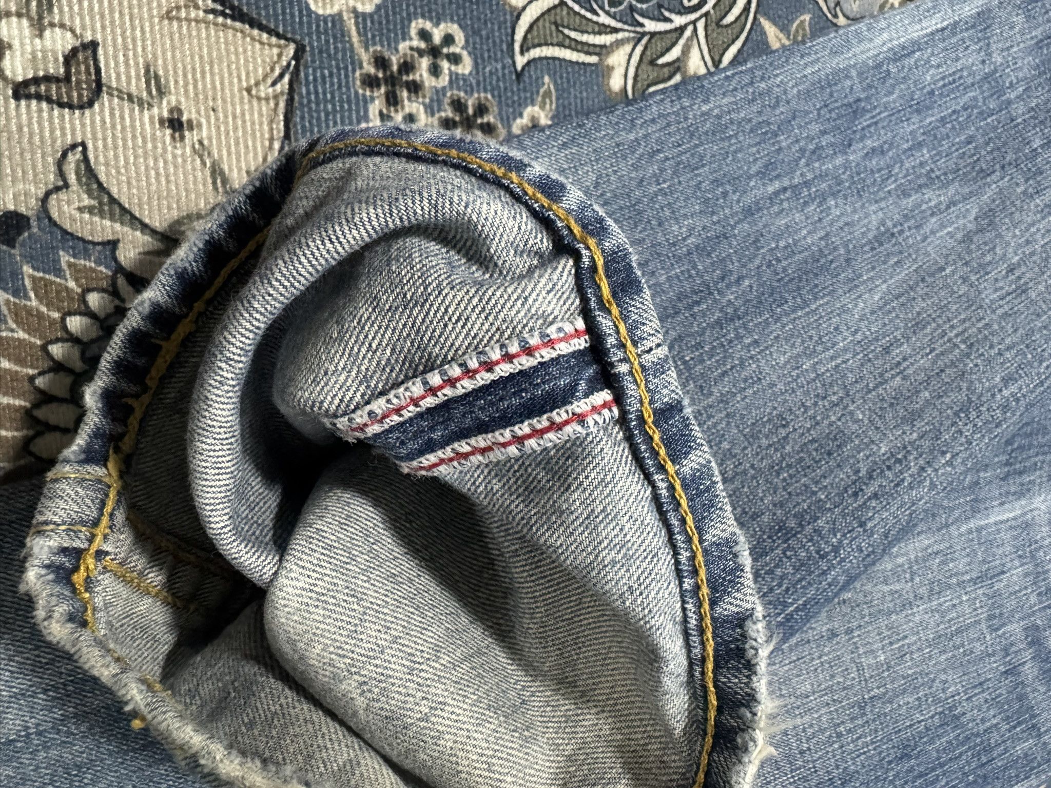 20471120 × Beauty Beast × General Research Japanese Brand Co & Lu 56 Evisu Diacock Distressed Jeans Size US 30 / EU 46 - 8 Thumbnail