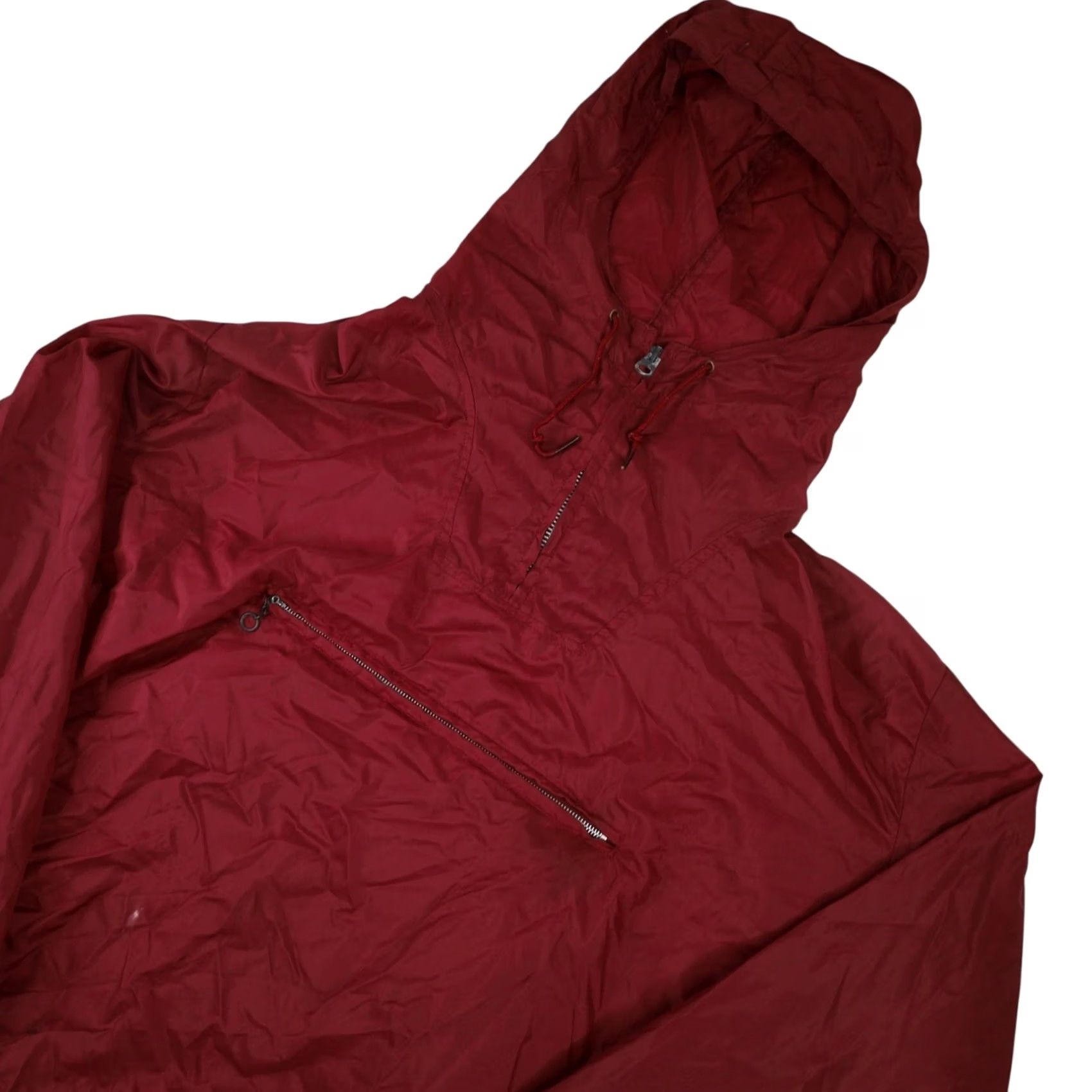 Vintage VINTAGE Campus Windbreaker Jacket Red Mens Large Size US L / EU 52-54 / 3 - 2 Thumbnail