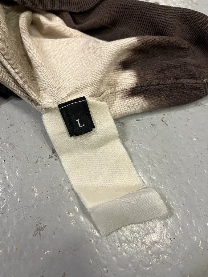 Dolce & Gabbana 2000s Dolce & Gabbana Beige & Brown Gradient Light Sweater Size US S / EU 44-46 / 1 - 9 Thumbnail