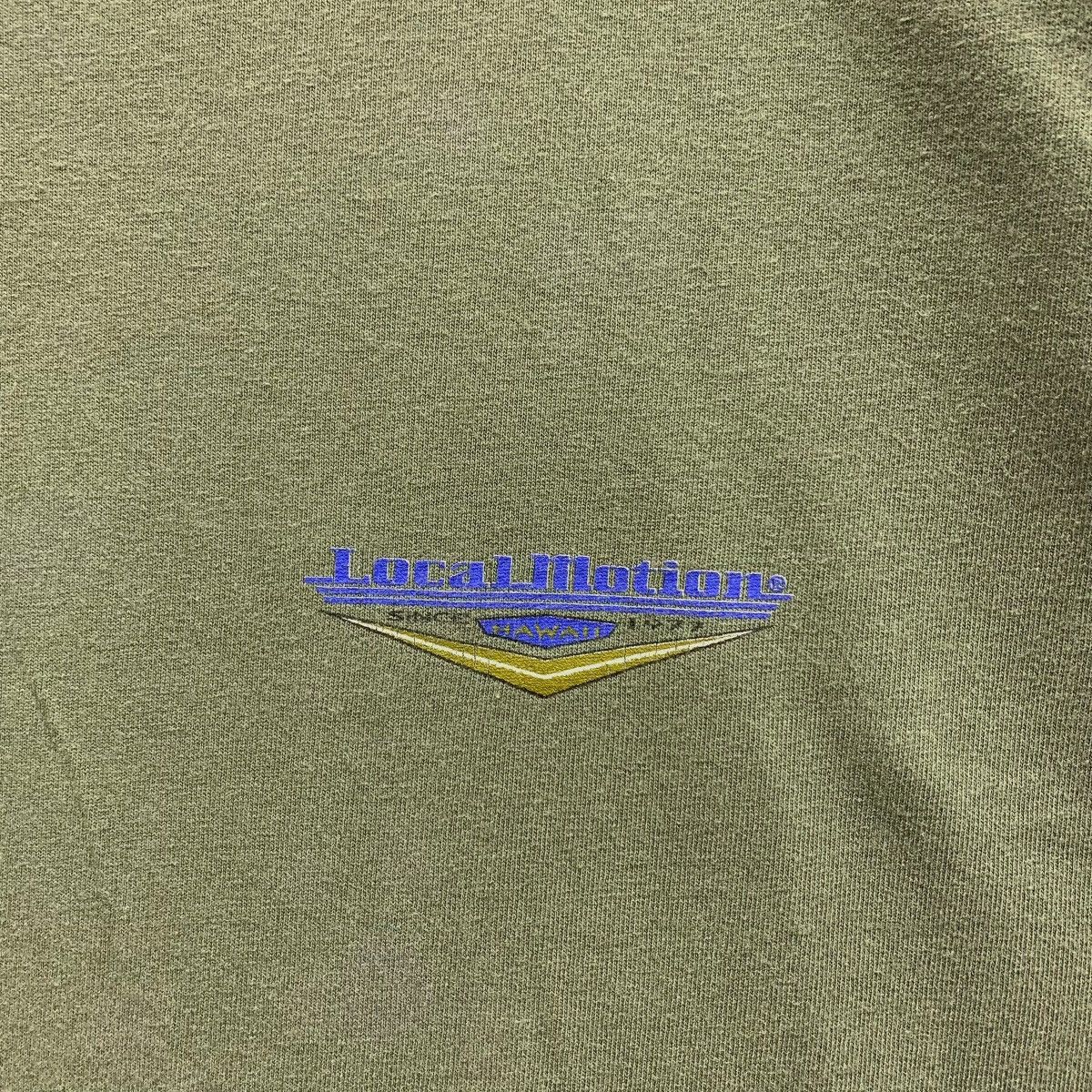Vintage Vintage 90s LOCAL MOTION big logo Surfing tee Size US XL / EU 56 / 4 - 9 Thumbnail